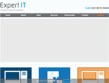 Tablet Screenshot of expertit.co.uk
